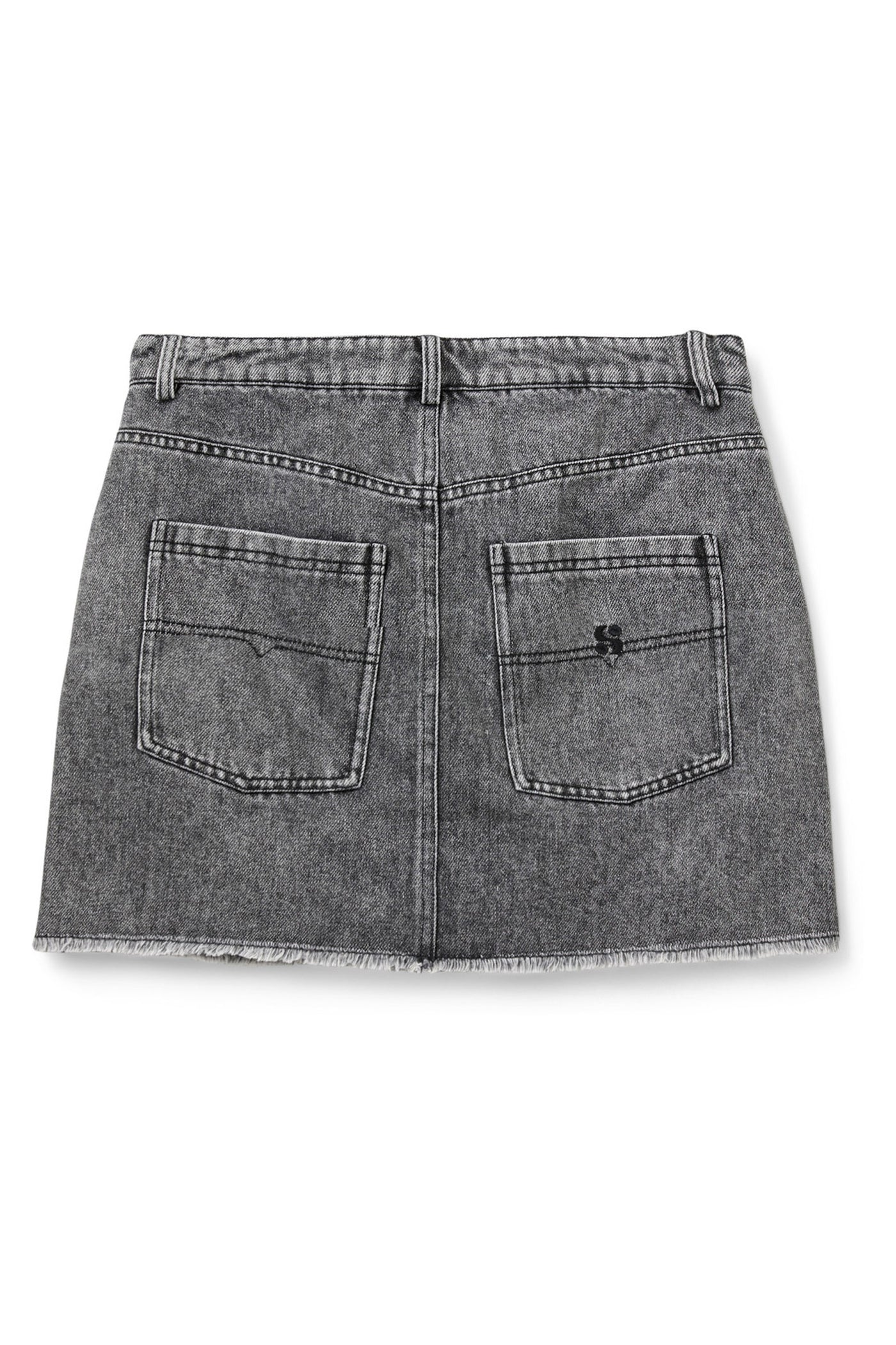 DAFNESW SKIRT 1015 Washed black - S253271