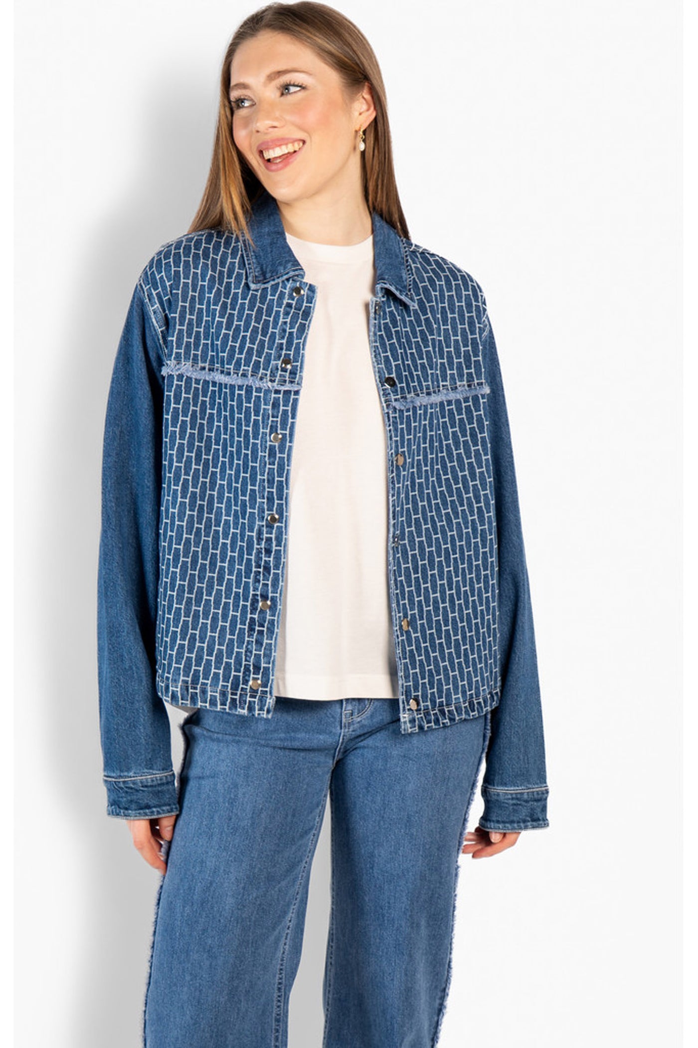 DHARMA Jacket 9501 Light Wash Blue Denim - 2610200514