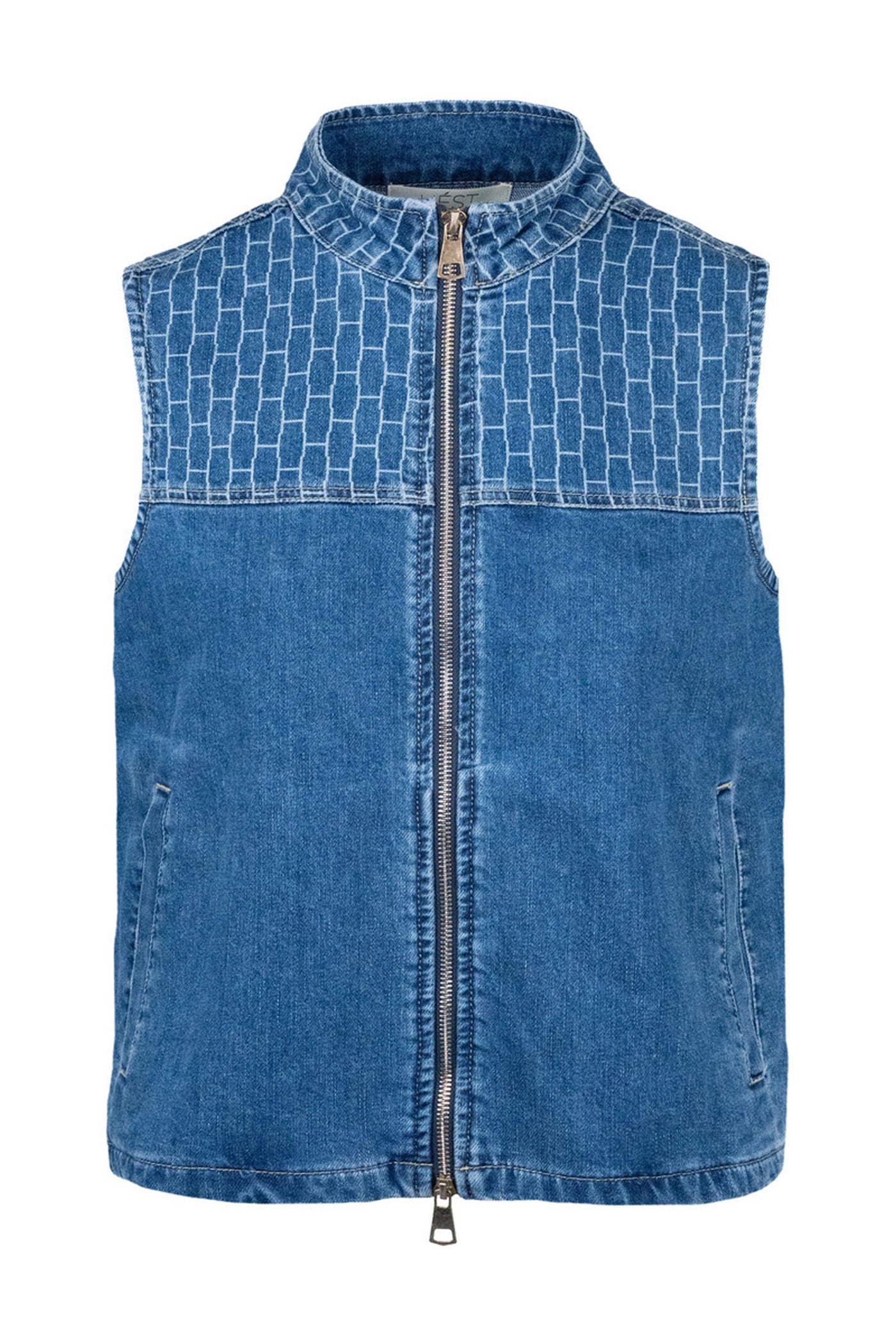 DHARMA Vest 9501 Light Wash Blue Denim - 2610190520