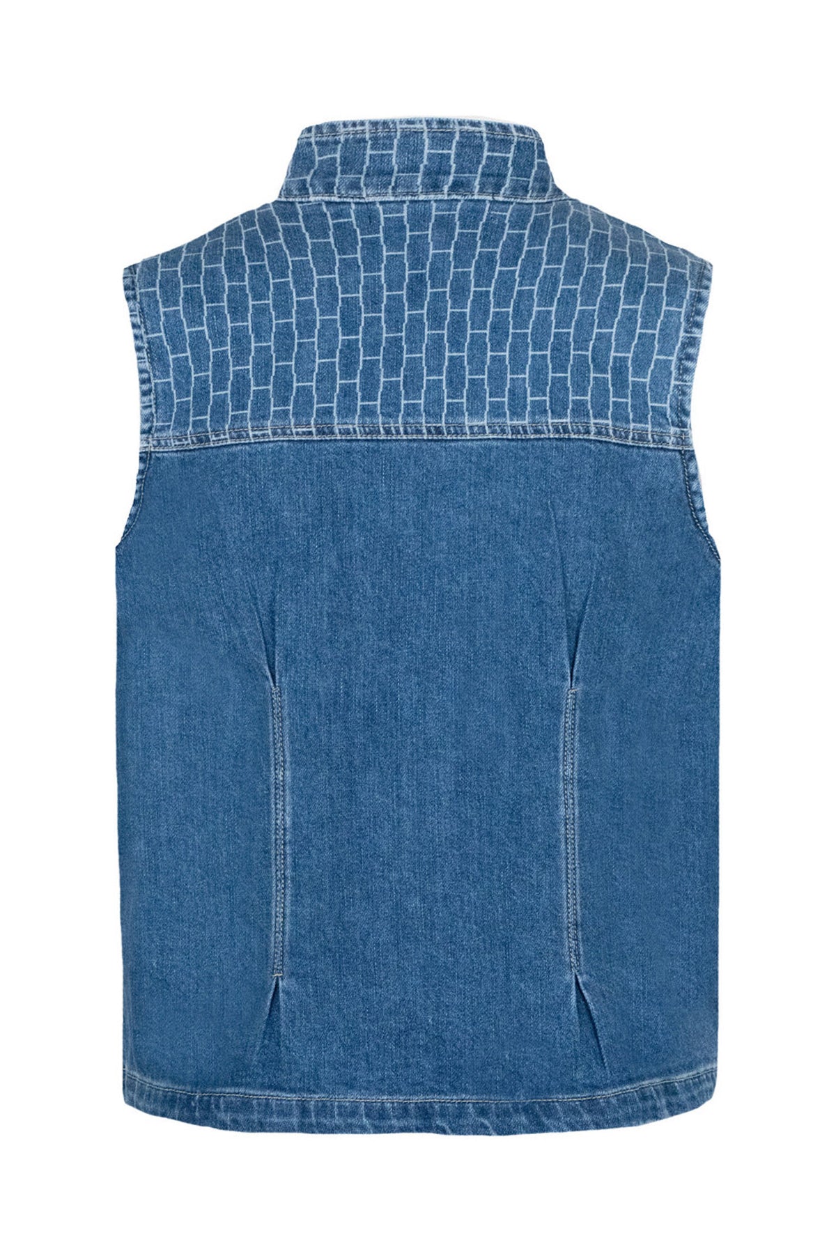 DHARMA Vest 9501 Light Wash Blue Denim - 2610190520
