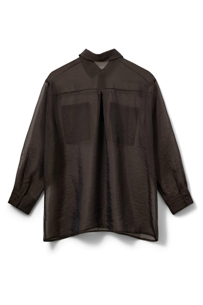 DONNASW SHIRT 7025 Dark brown Thumbnail
