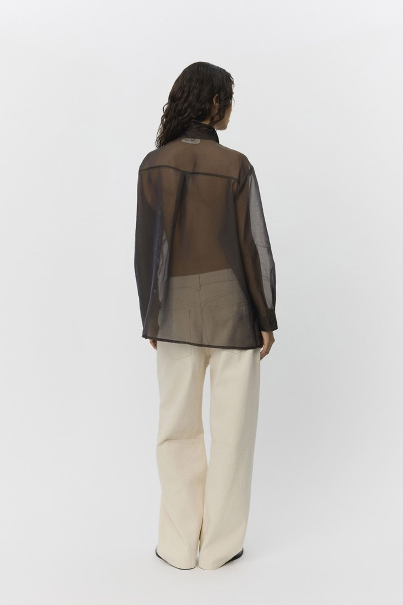 DONNASW SHIRT 7025 Dark brown