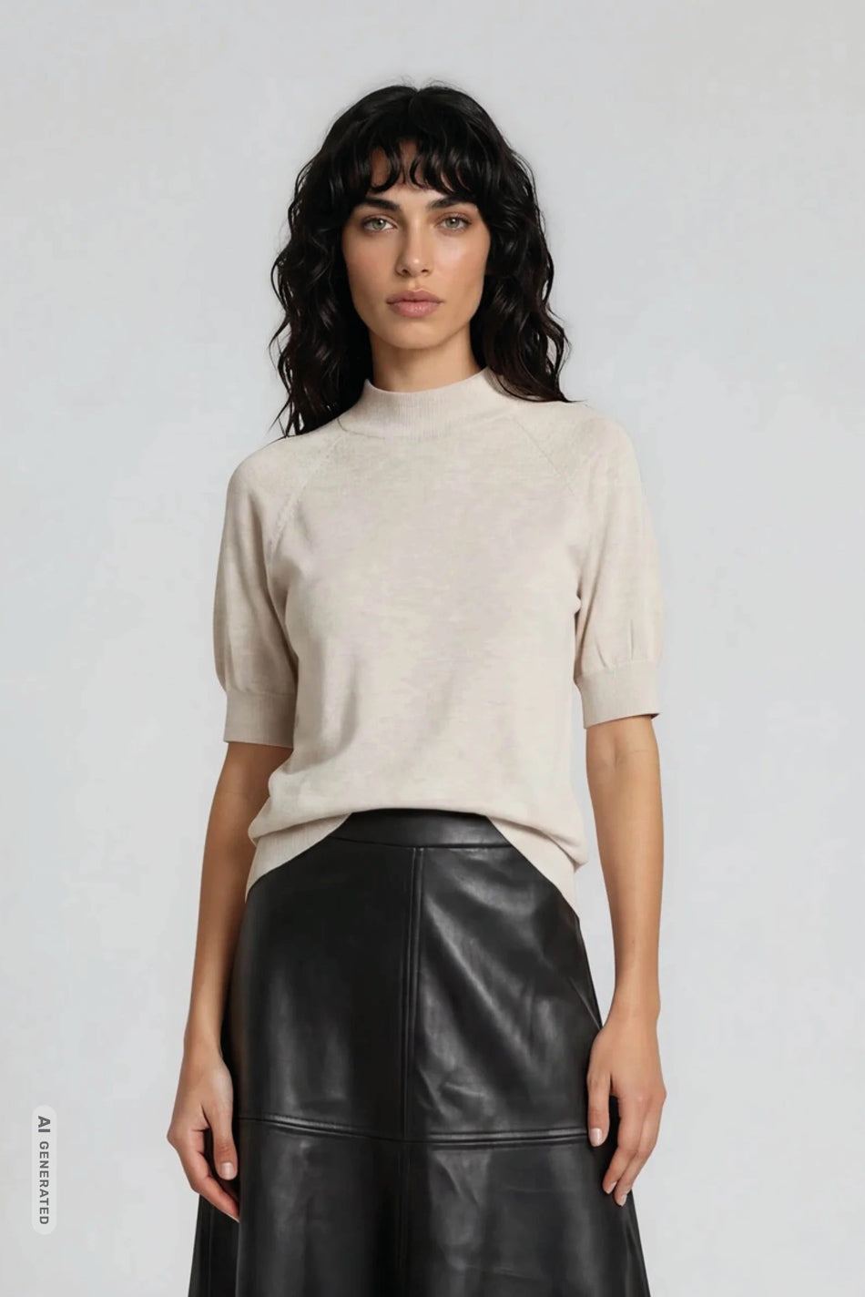 Anemonebbhalias Knit Sand melange - BBW3371
