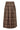 DagnyCC Anya Check Pleat Skirt 20002-Brown - 500071