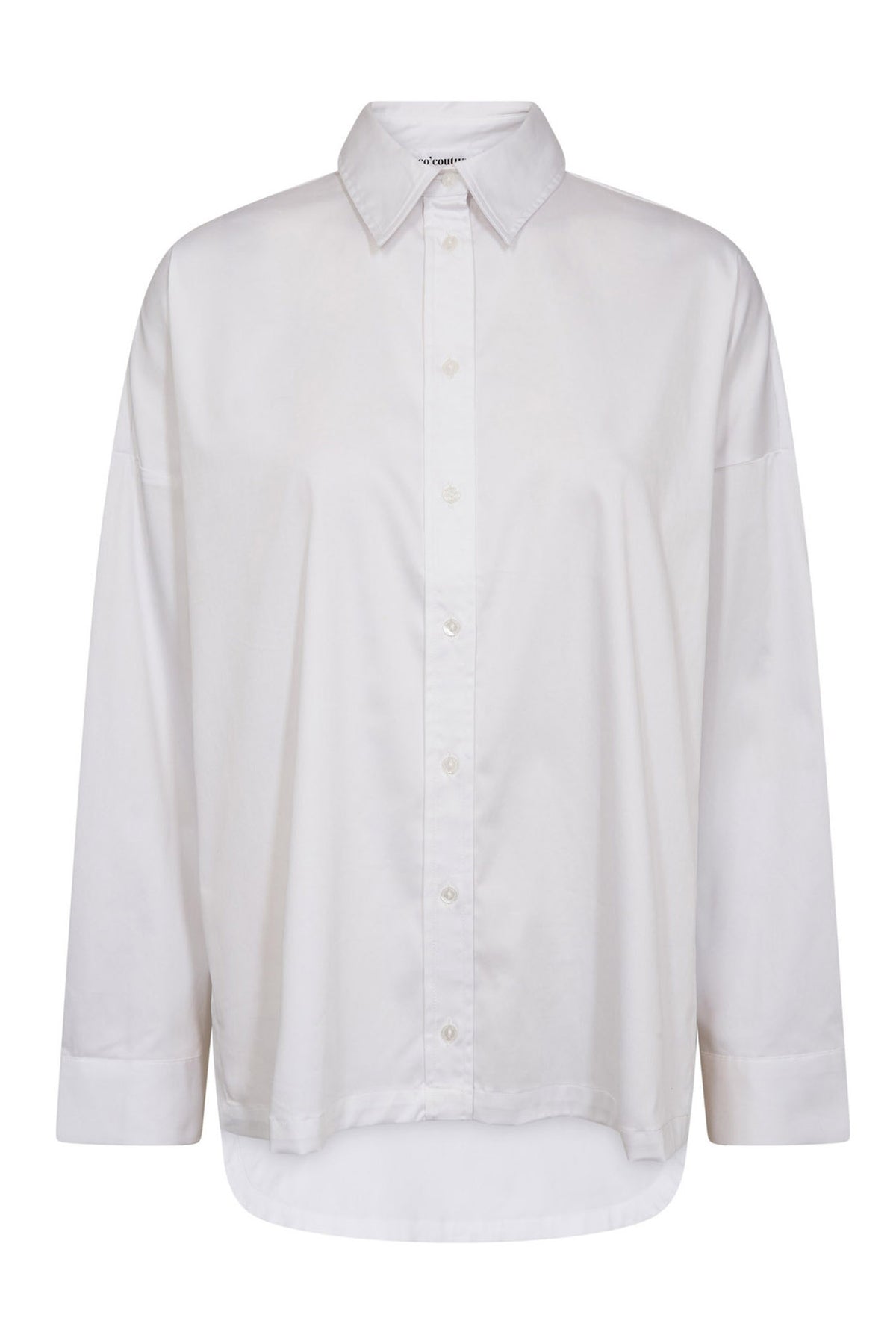 DaliaCC Oversize Slit Shirt 4000-White - 45097