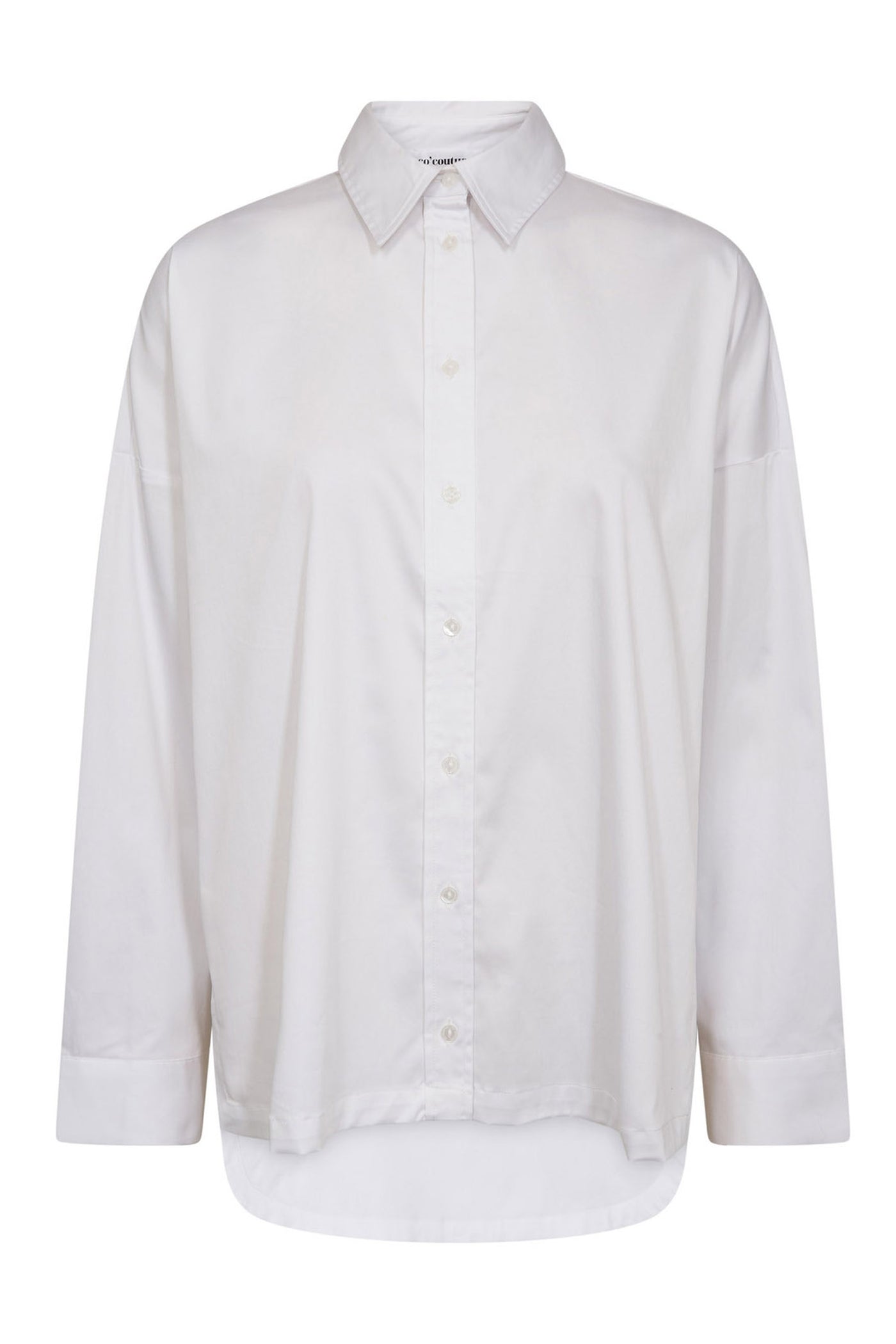 DaliaCC Oversize Slit Shirt 4000-White - 45097