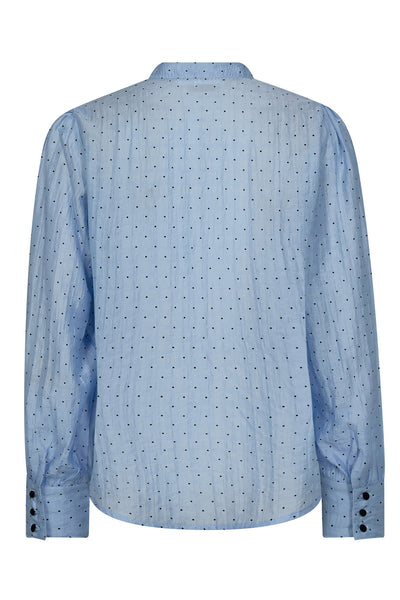 DallyCC Dot Shirt 23-Pale Blue - 45008 Thumbnail