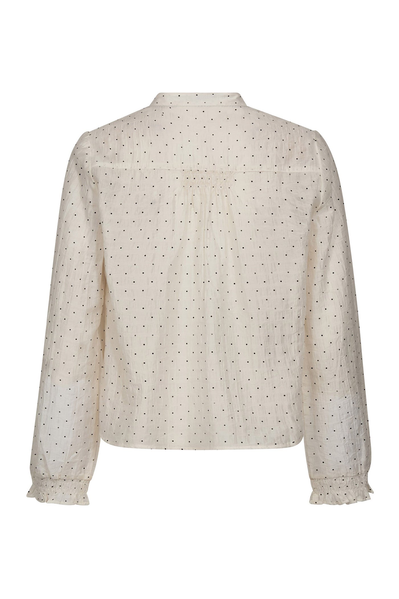 DallyCC Dot V-Shirt 11-Off white - 45007