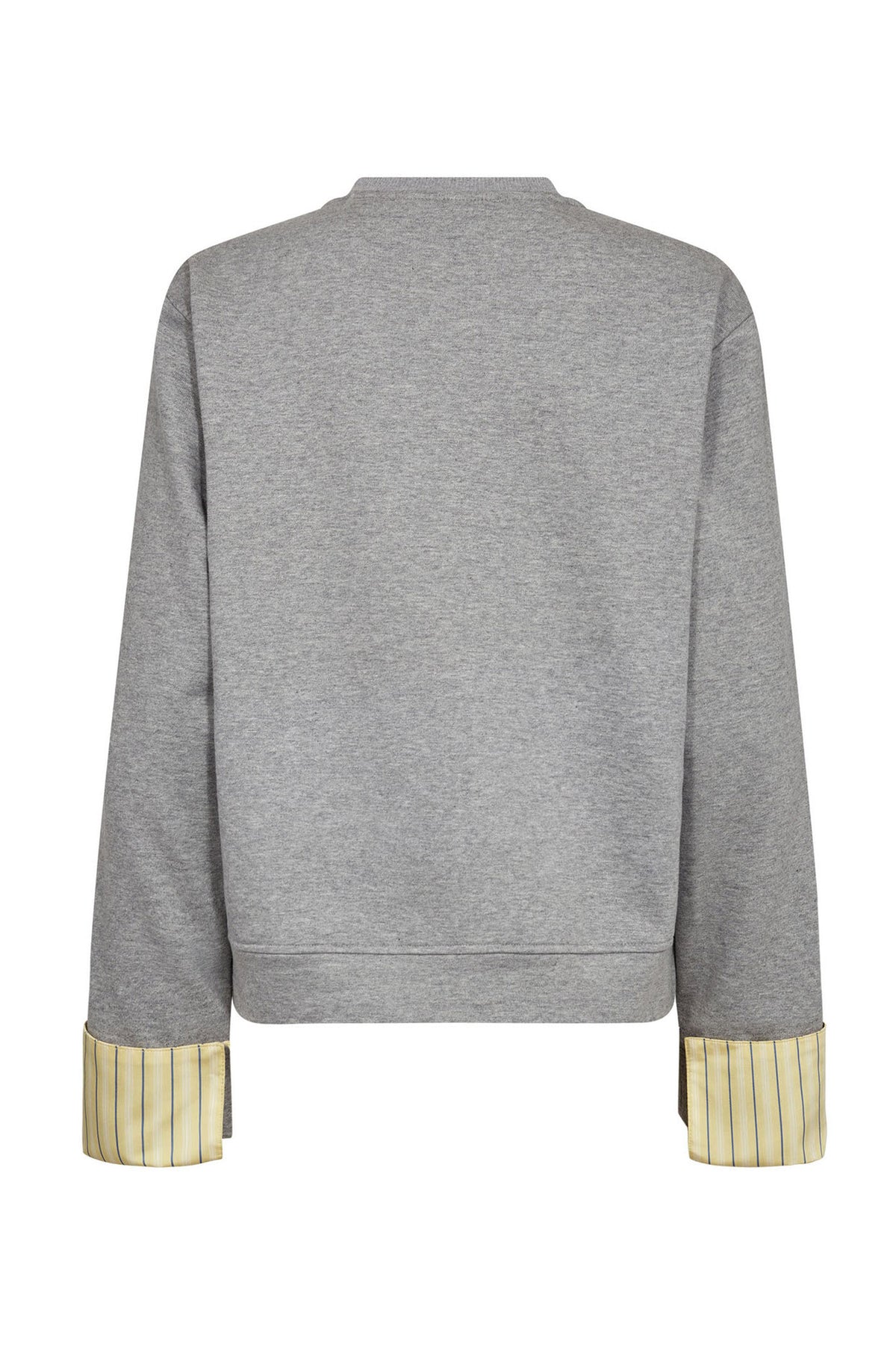 DaniellaCC Blaine Cuff Sweat 57-Grey Melan - 47008