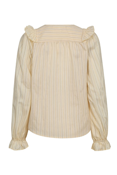 DaraCC Smock Blouse 171-PaleYellow - 45038 Thumbnail