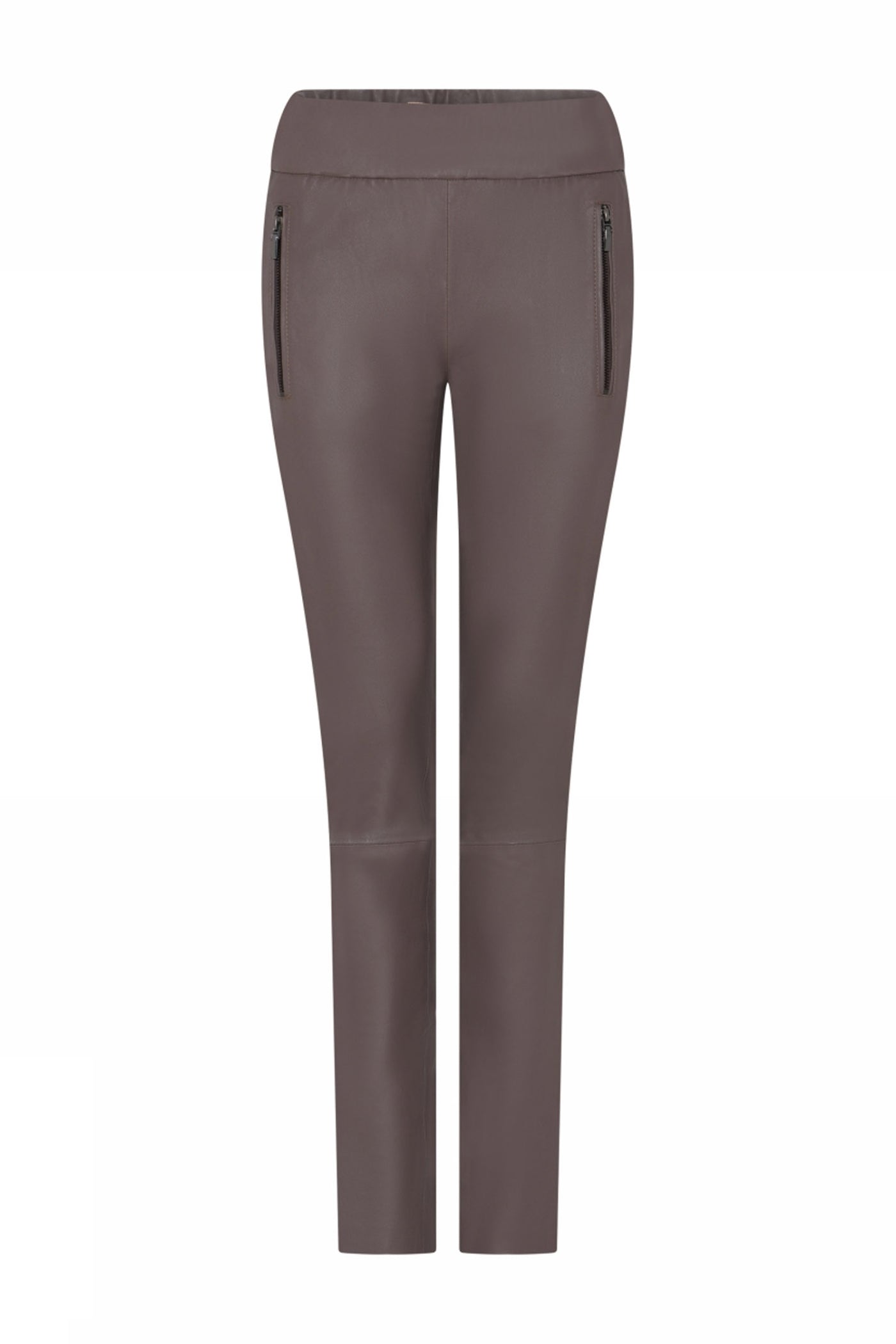 Dara, stretch leather pants 72072-Mocha - 58009/6873