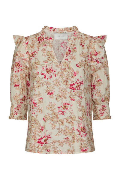Davina Flower Rose Blouse Rose - 168297 Thumbnail