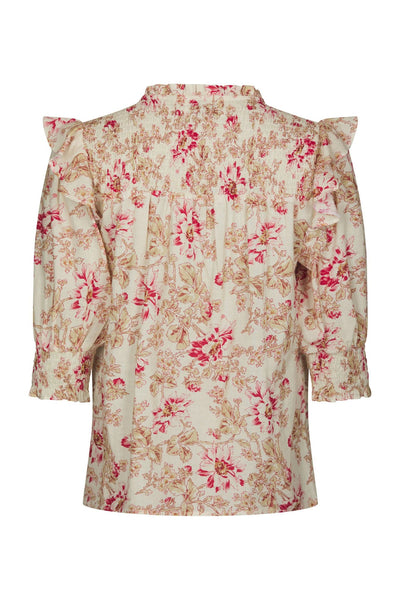 Davina Flower Rose Blouse Rose - 168297 Thumbnail