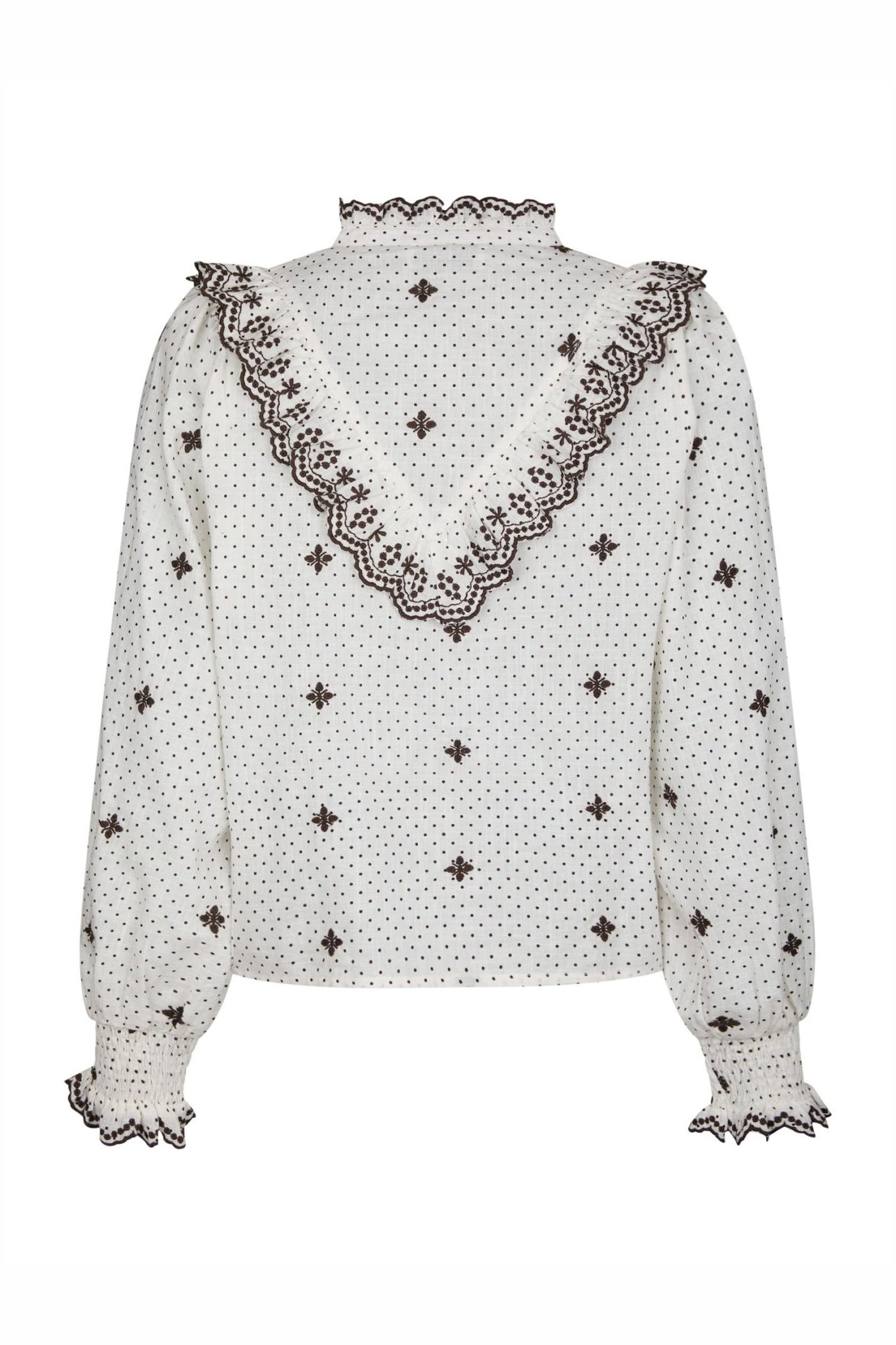 Degas Dot Blouse OFF WHITE - 167708