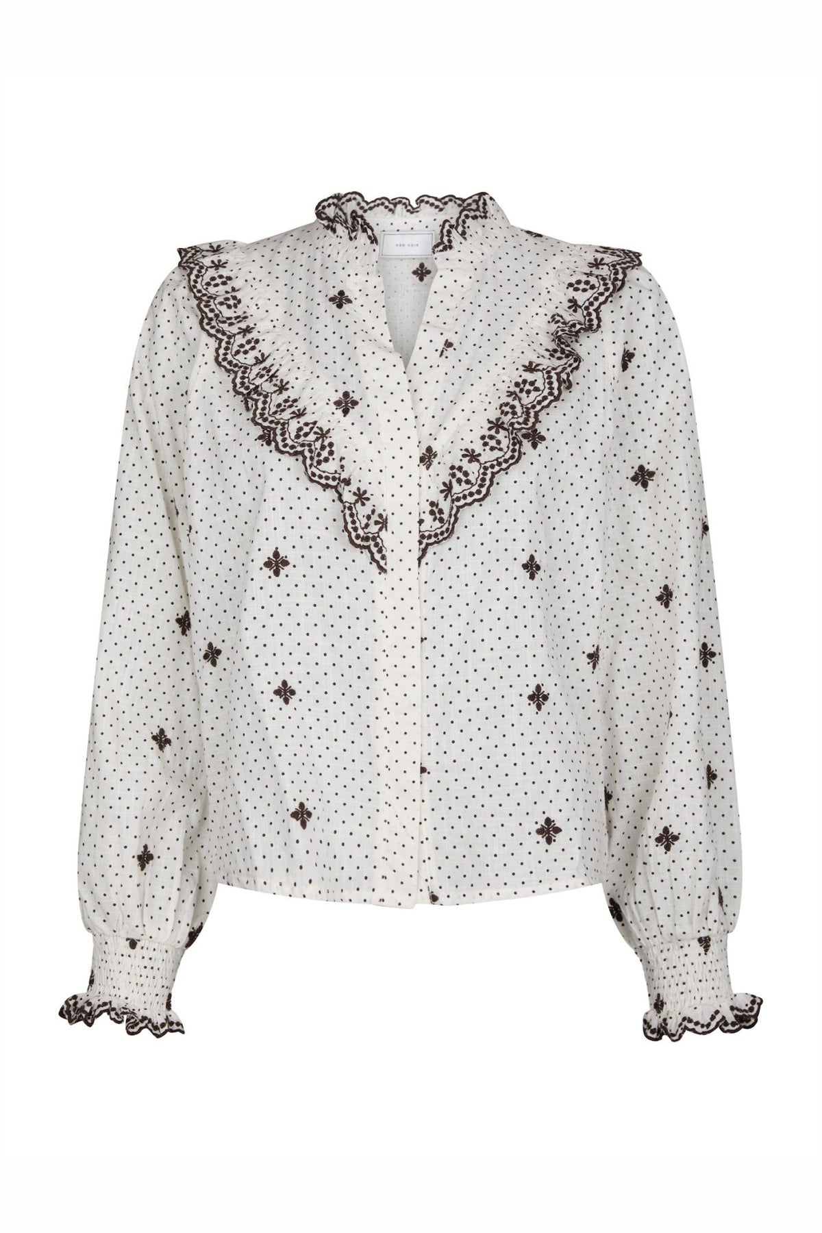 Degas Dot Blouse OFF WHITE - 167708