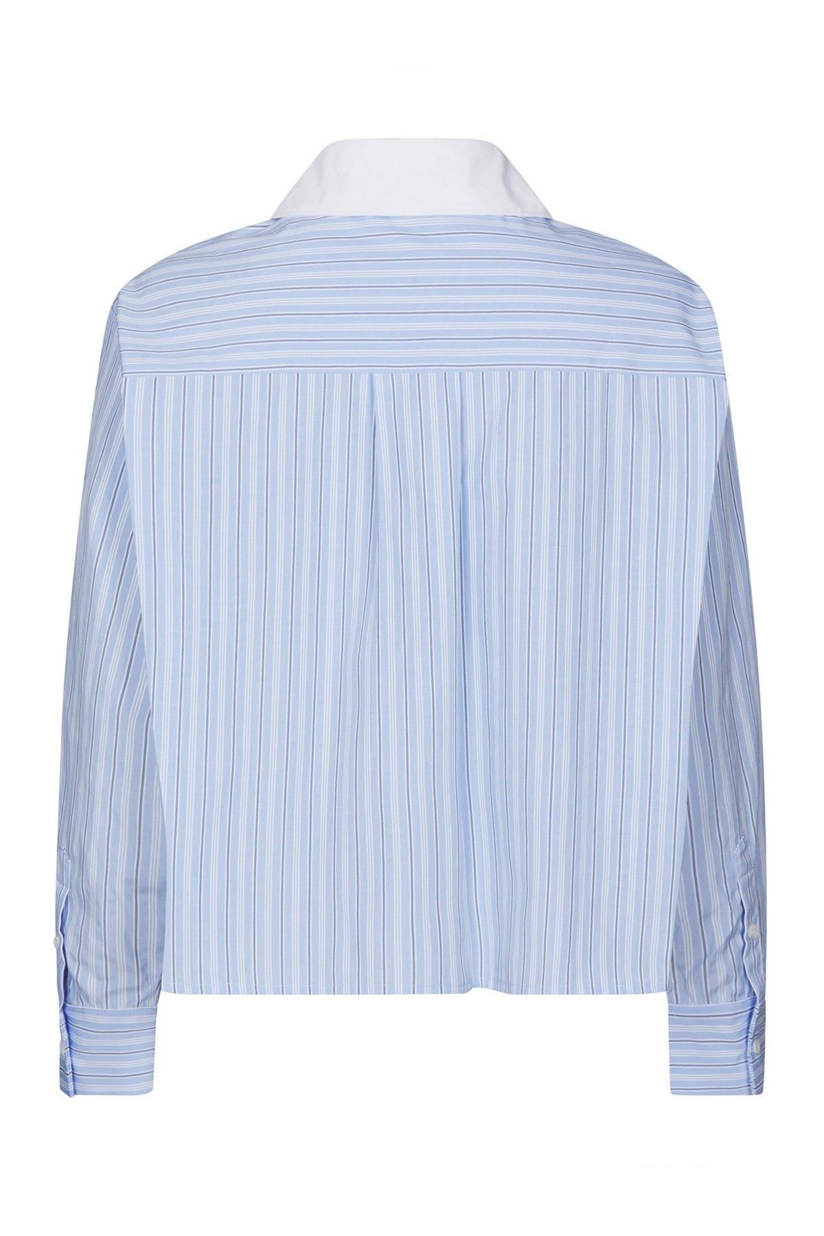 Delfia Stripe Shirt Light Blue Stripe - 169224