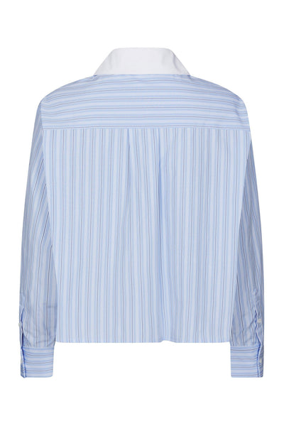 Delfia Stripe Shirt Light Blue Stripe - 169224 Thumbnail