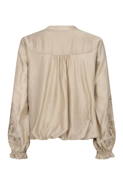 DelinCC Balloon Emb Shirt 20014-Mink - 500204 Thumbnail