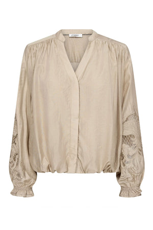 DelinCC Balloon Emb Shirt 20014-Mink - 500204