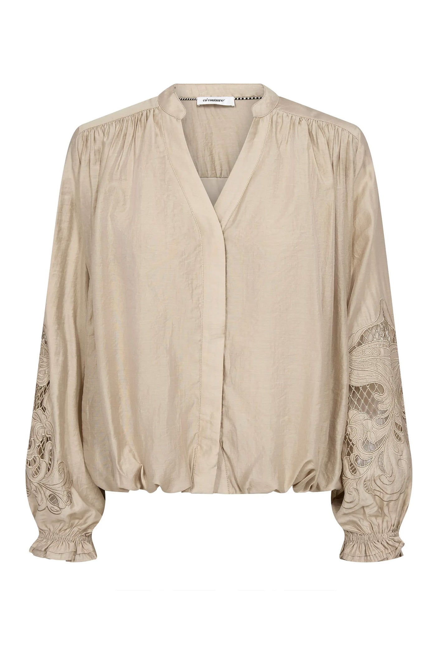 DelinCC Balloon Emb Shirt 20014-Mink - 500204