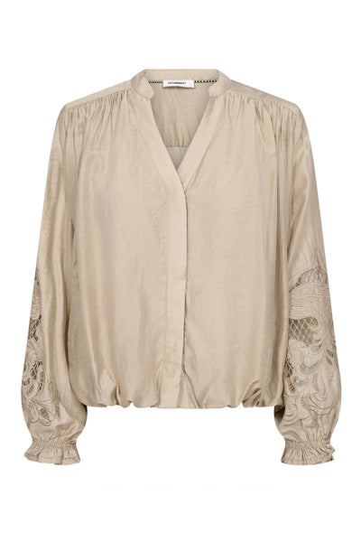 DelinCC Balloon Emb Shirt 20014-Mink - 500204 Thumbnail