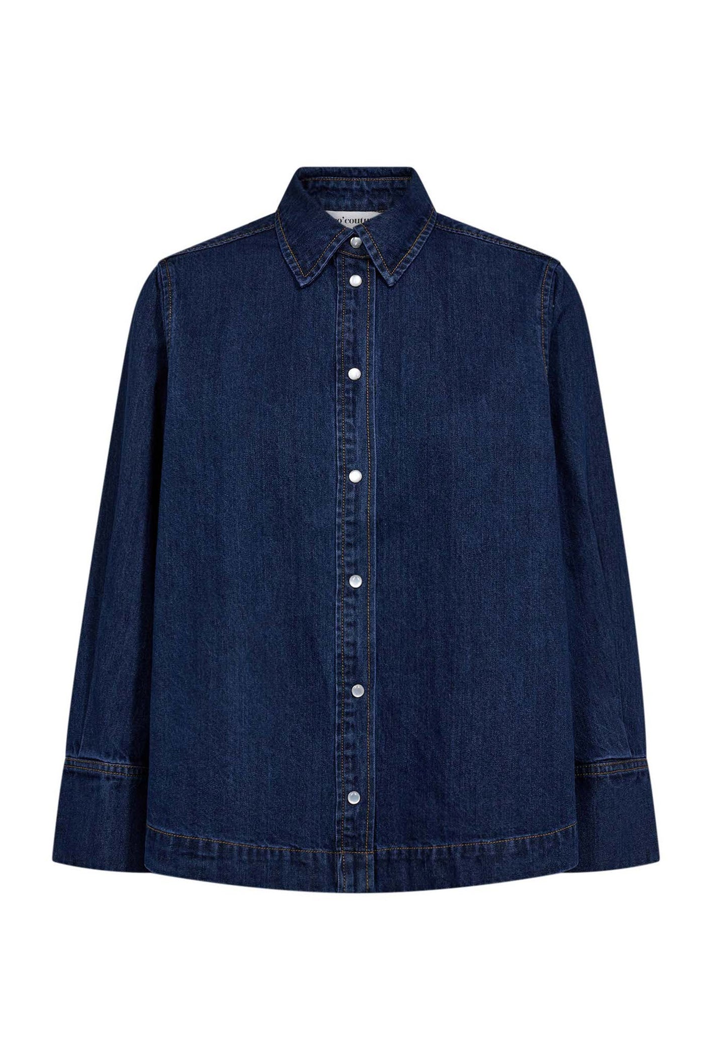 DelinaCC Denim LS Shirt 575-Navy Denim - 45030