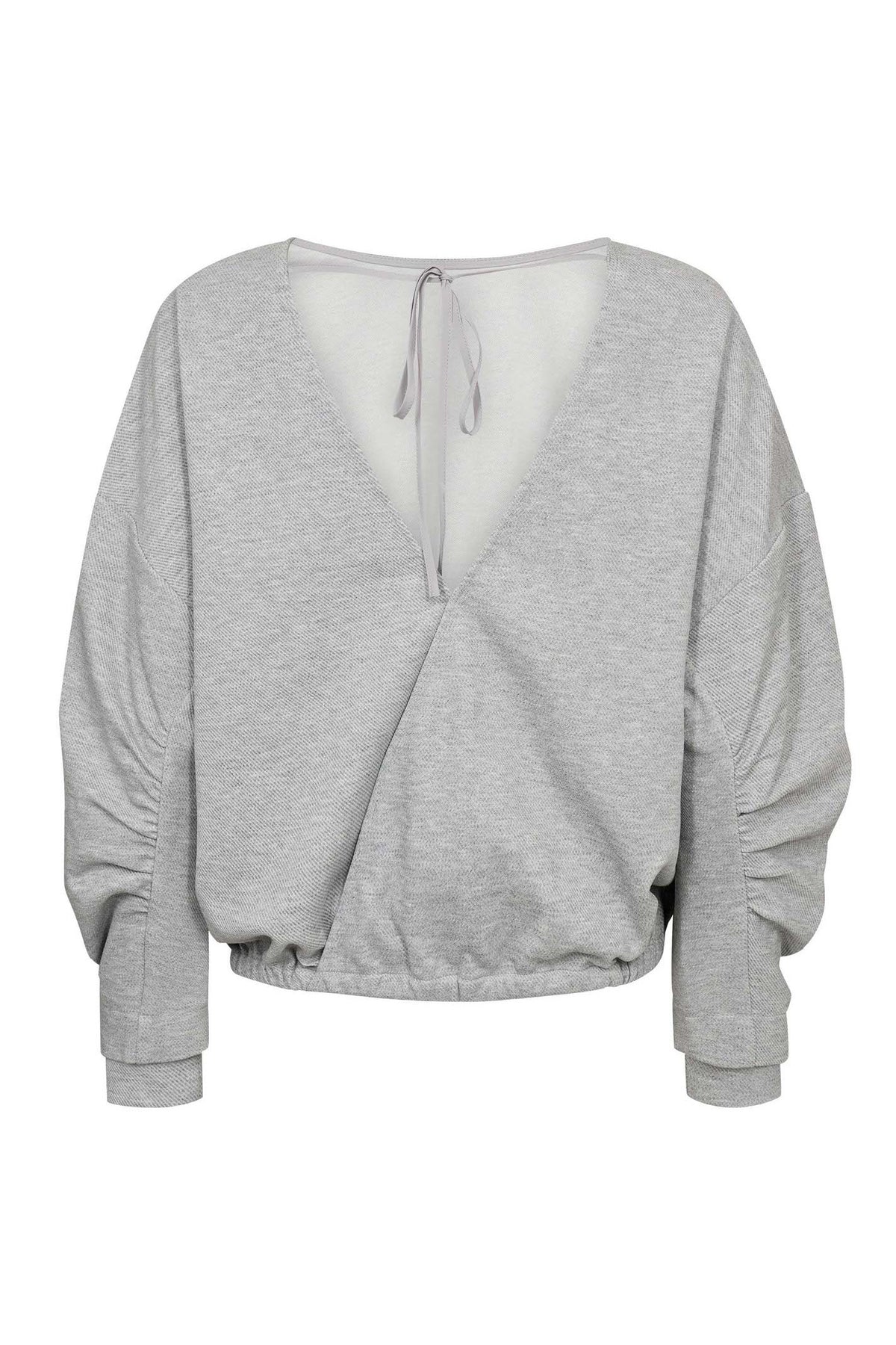 DengiCC Open Back Sweat 57-Grey Melan - 37046