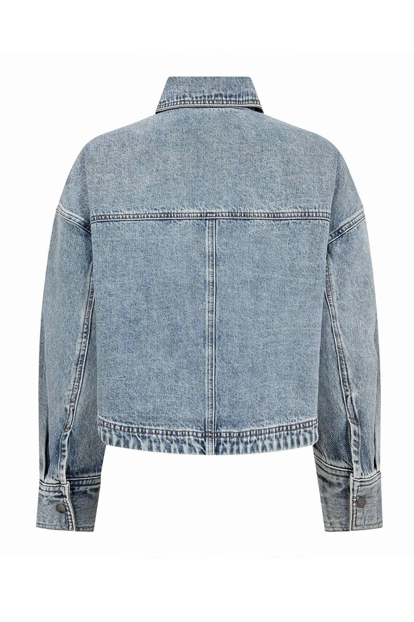 DeniceCC Denim Jacket 45007-Bleach Denim - 500077