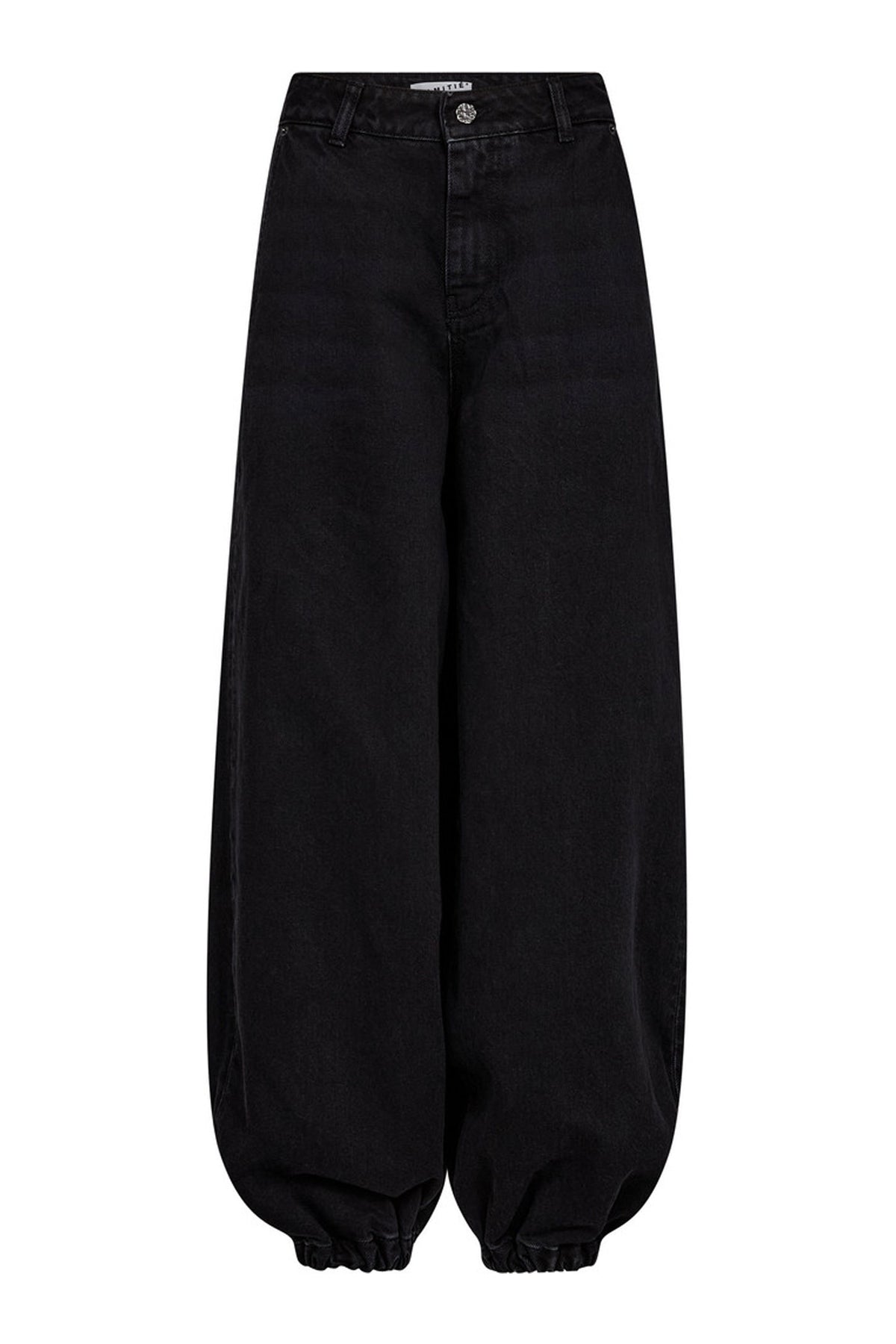 Denim Harem Pant Black Black - HL10807