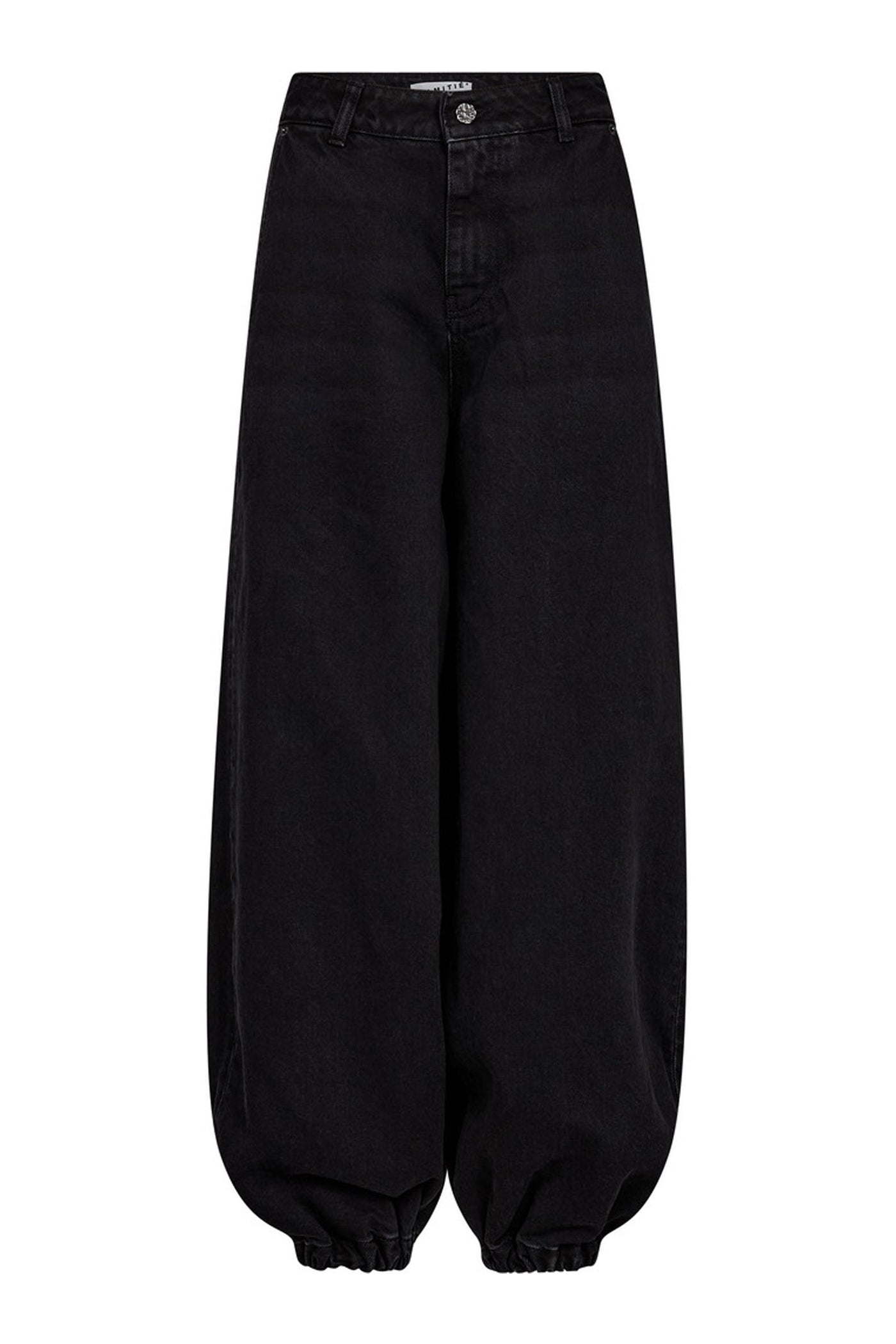 Denim Harem Pant Black Black - HL10807