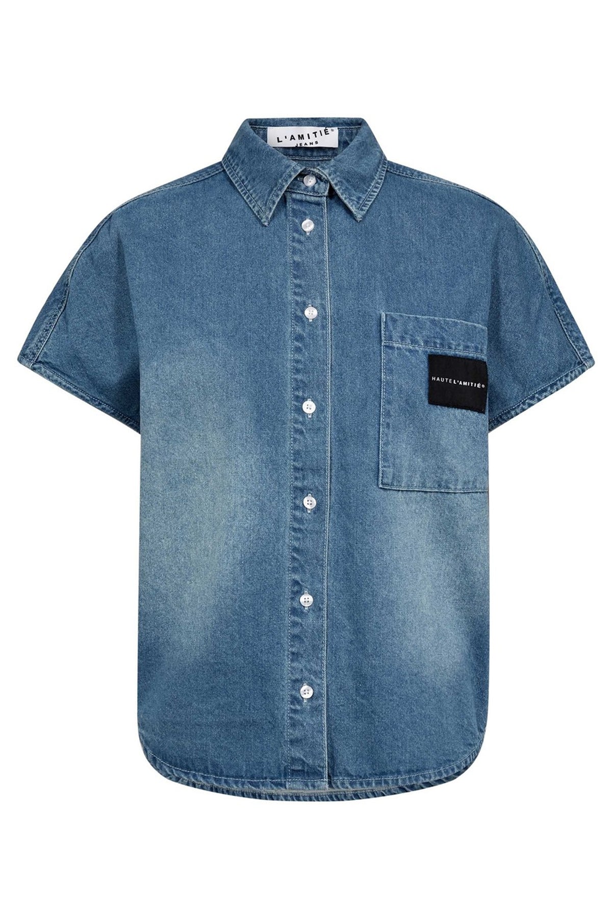 Denim NS Logo Shirt Used denim - HL10593