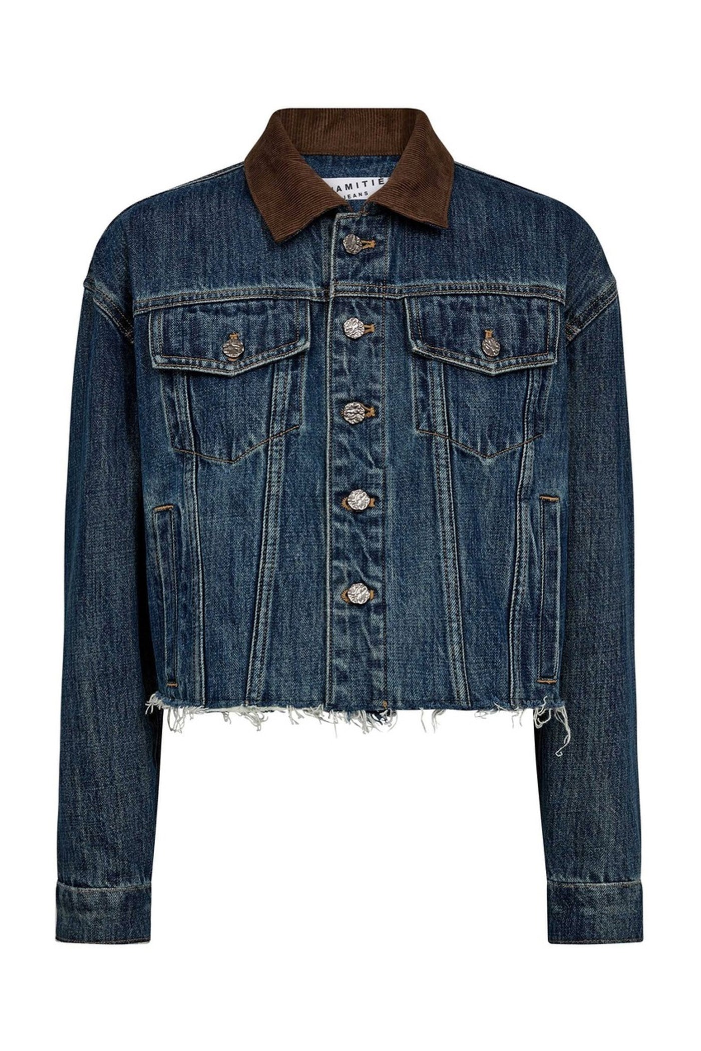 Denize Crop Denim Jacket Denim blue - HL10440