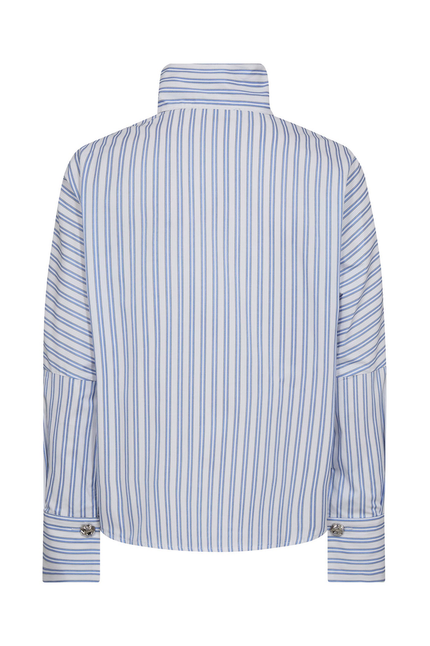 DevinCC AsymCC Button Blouse 17-Blue - 45019