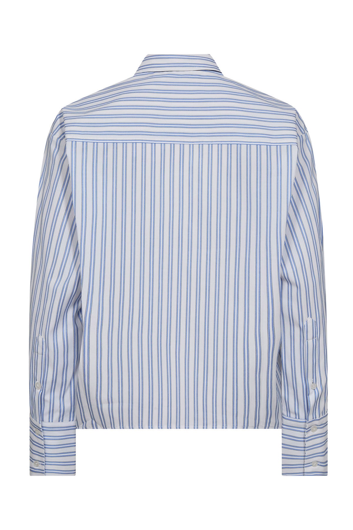 DevinCC Stripe Tie Shirt 17-Blue - 45018