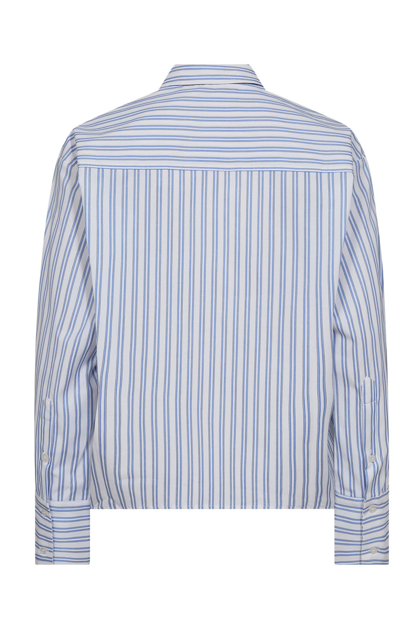 DevinCC Stripe Tie Shirt 17-Blue - 45018