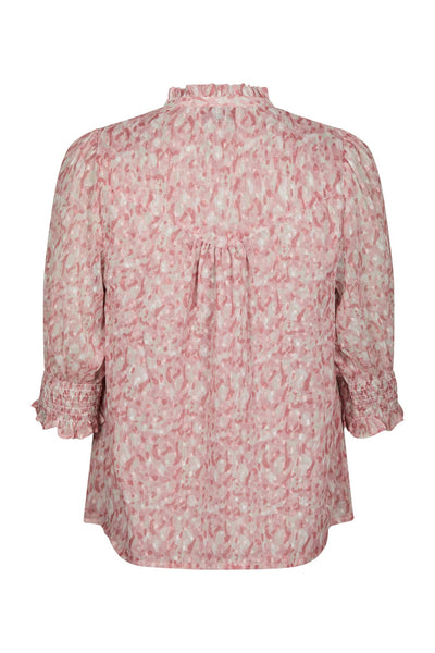 Diana Blurred Blouse Rose - 168379 Thumbnail