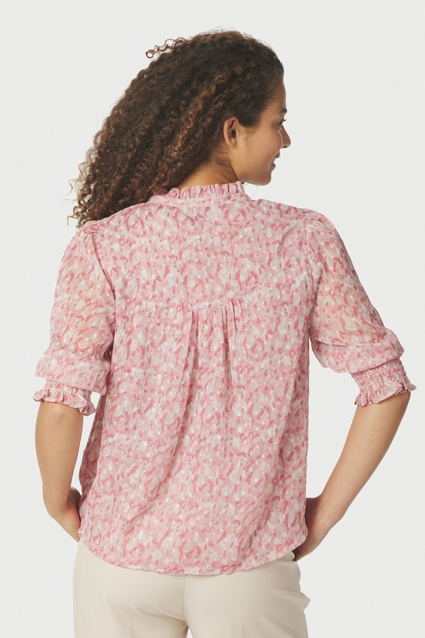 Diana Blurred Blouse Rose - 168379