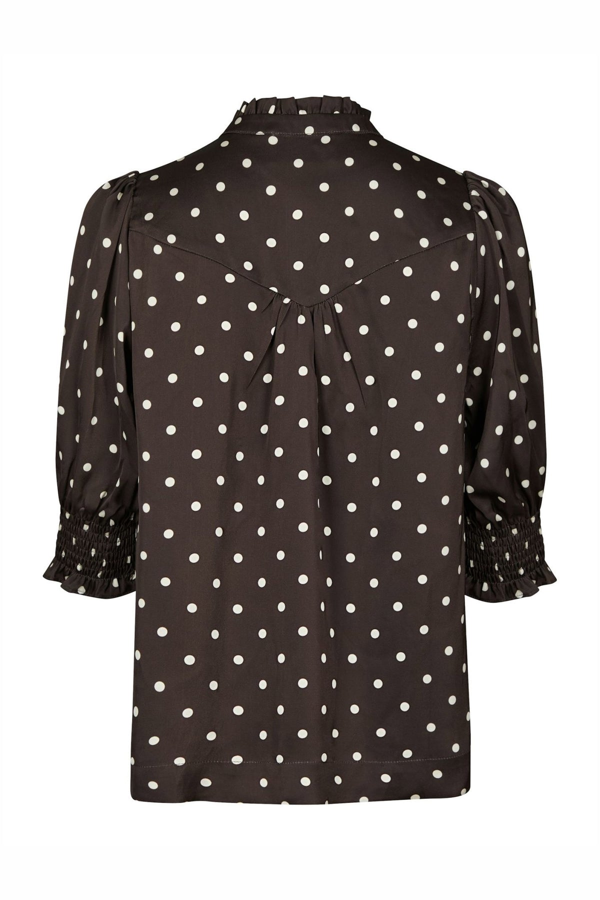 Diana Dot Blouse Dark brown - 168484