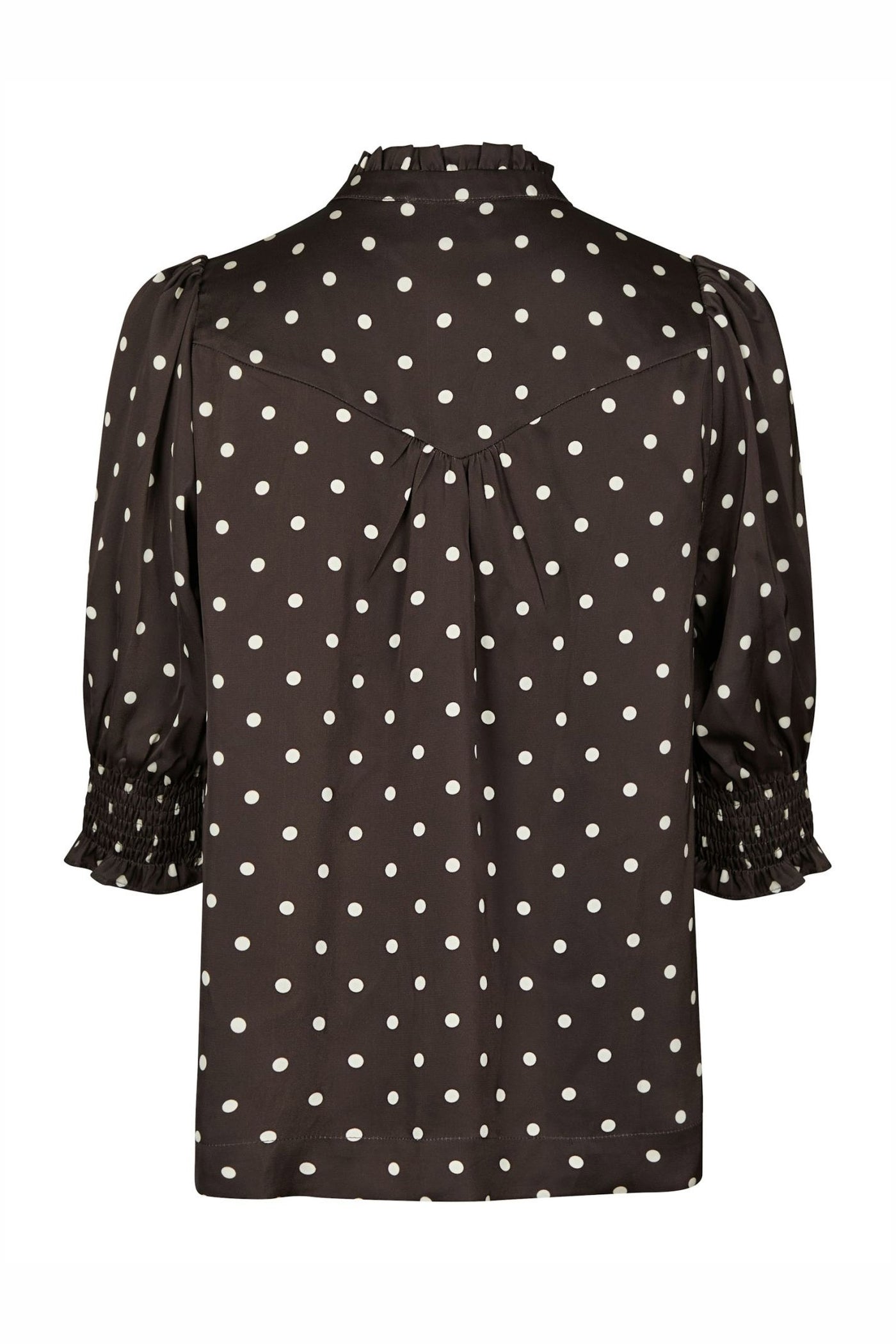 Diana Dot Blouse Dark brown - 168484