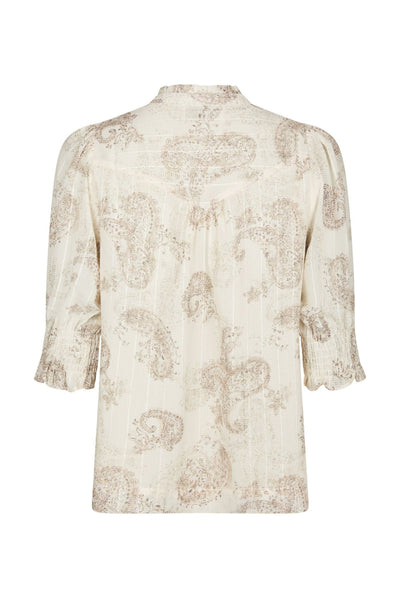 Diana Faded Paisley Blouse SAND - 169967 Thumbnail