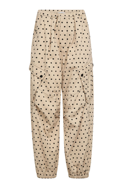 DiddiCC Cargo Dot Pant 199-Bone - 41119 Thumbnail
