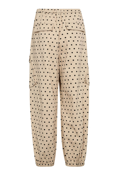 DiddiCC Cargo Dot Pant 199-Bone - 41119 Thumbnail