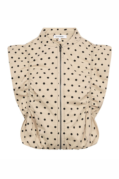 DiddiCC Dot waistcoat 199-Bone - 40041 Thumbnail