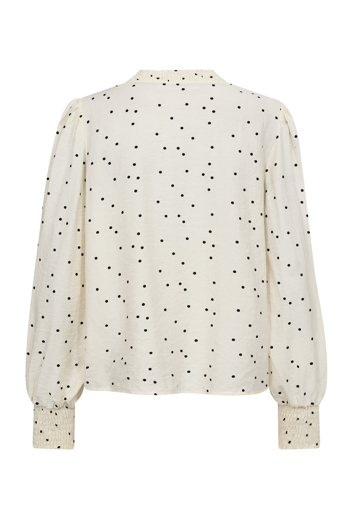 DiemCC Dot V-Blouse 1196-OffWhite-B - 45062