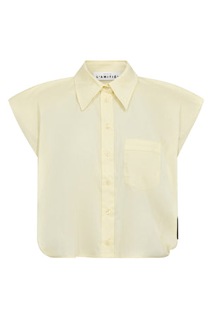 Dinnie Ns Poplin Shirt PALE YELLOW - HL10846