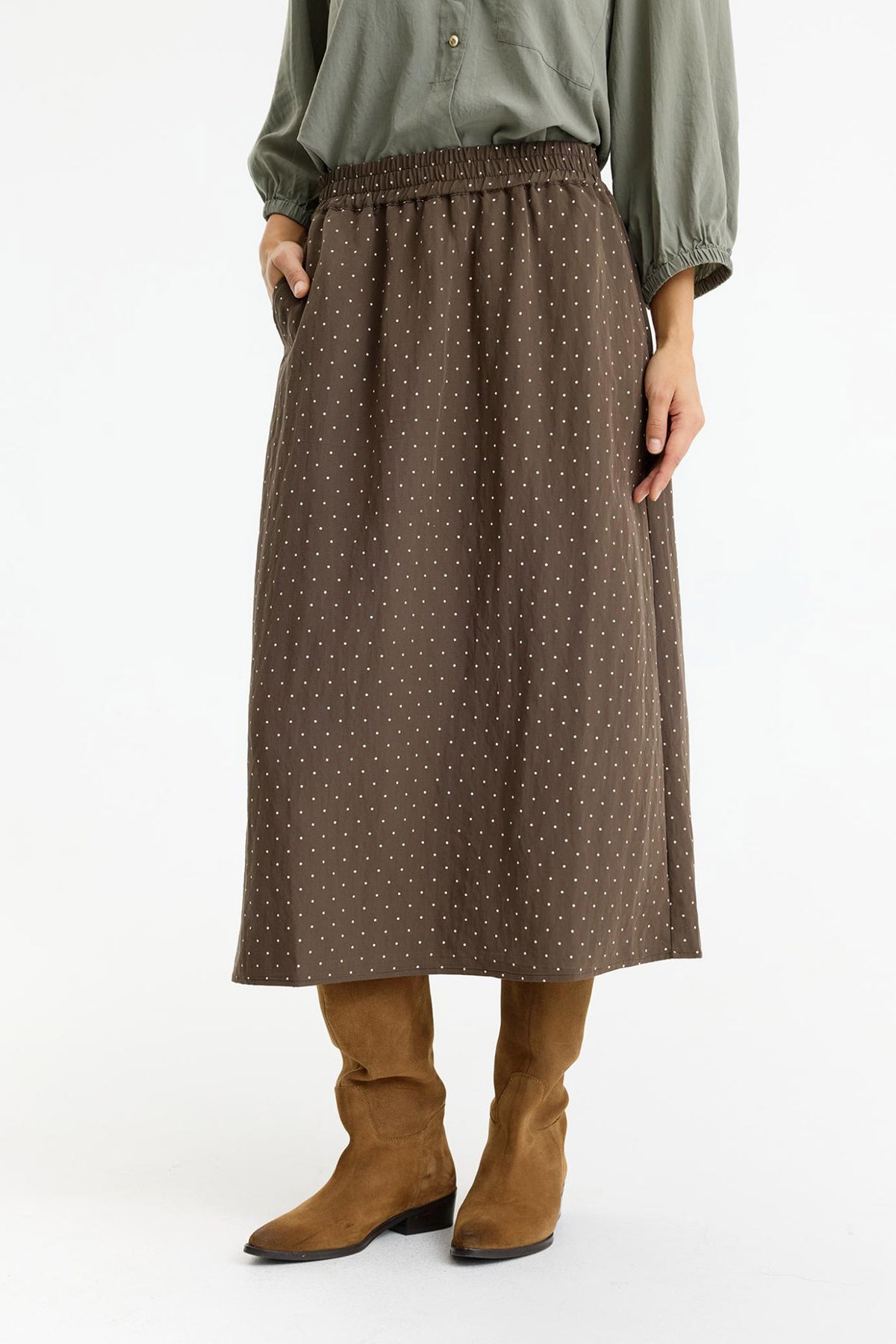 Donna skirt Brown - 16946