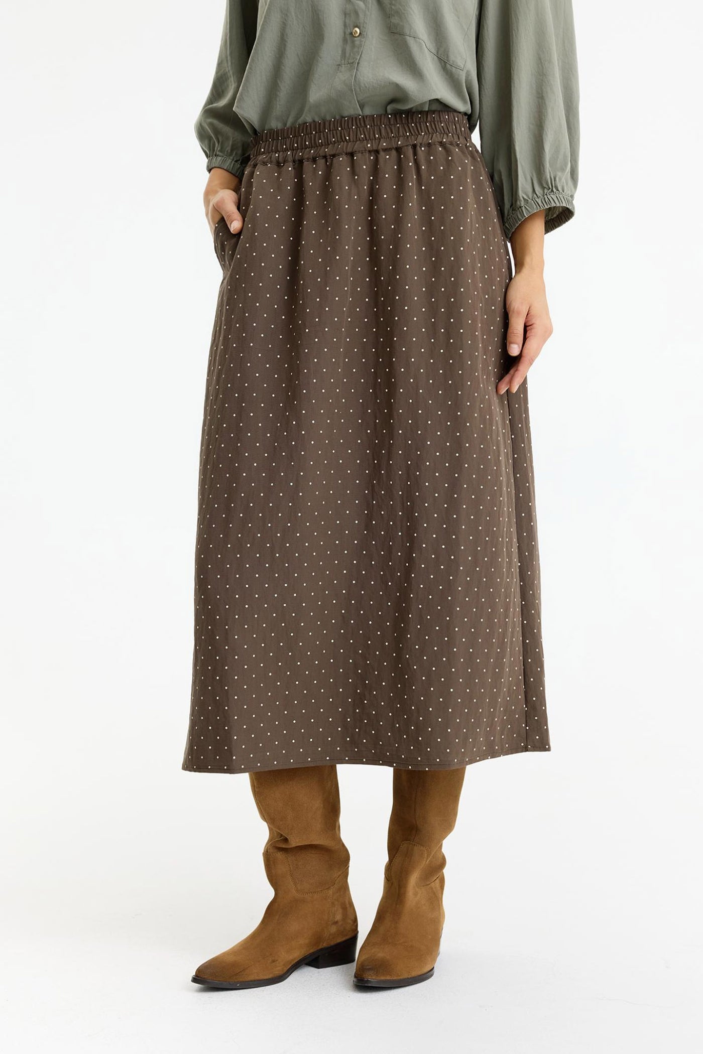 Donna skirt Brown - 16946