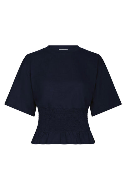 Dray Boxy Smock Navy - 165720 Thumbnail