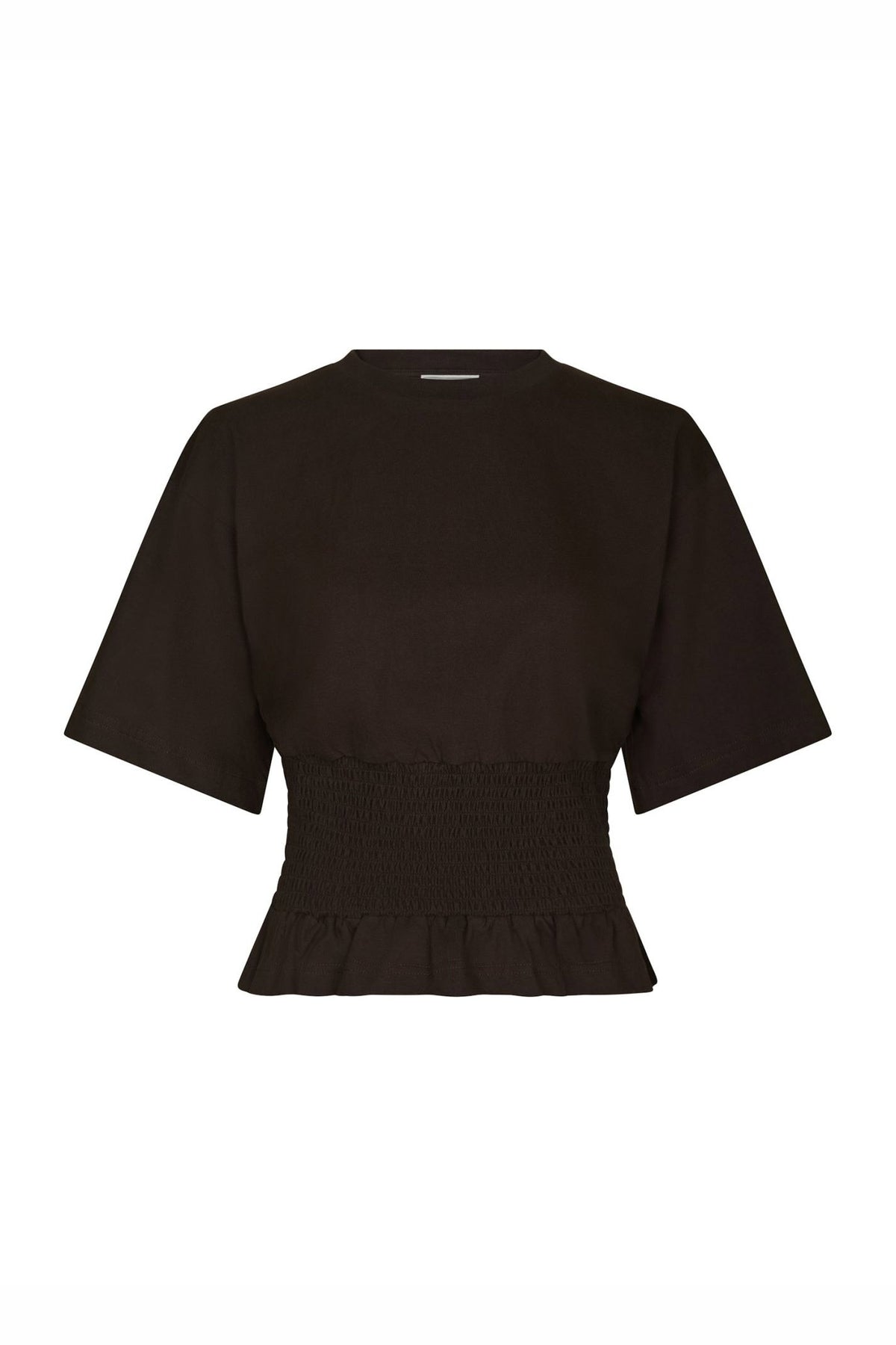 Dray Boxy Smock Tee Dark brown - 165720