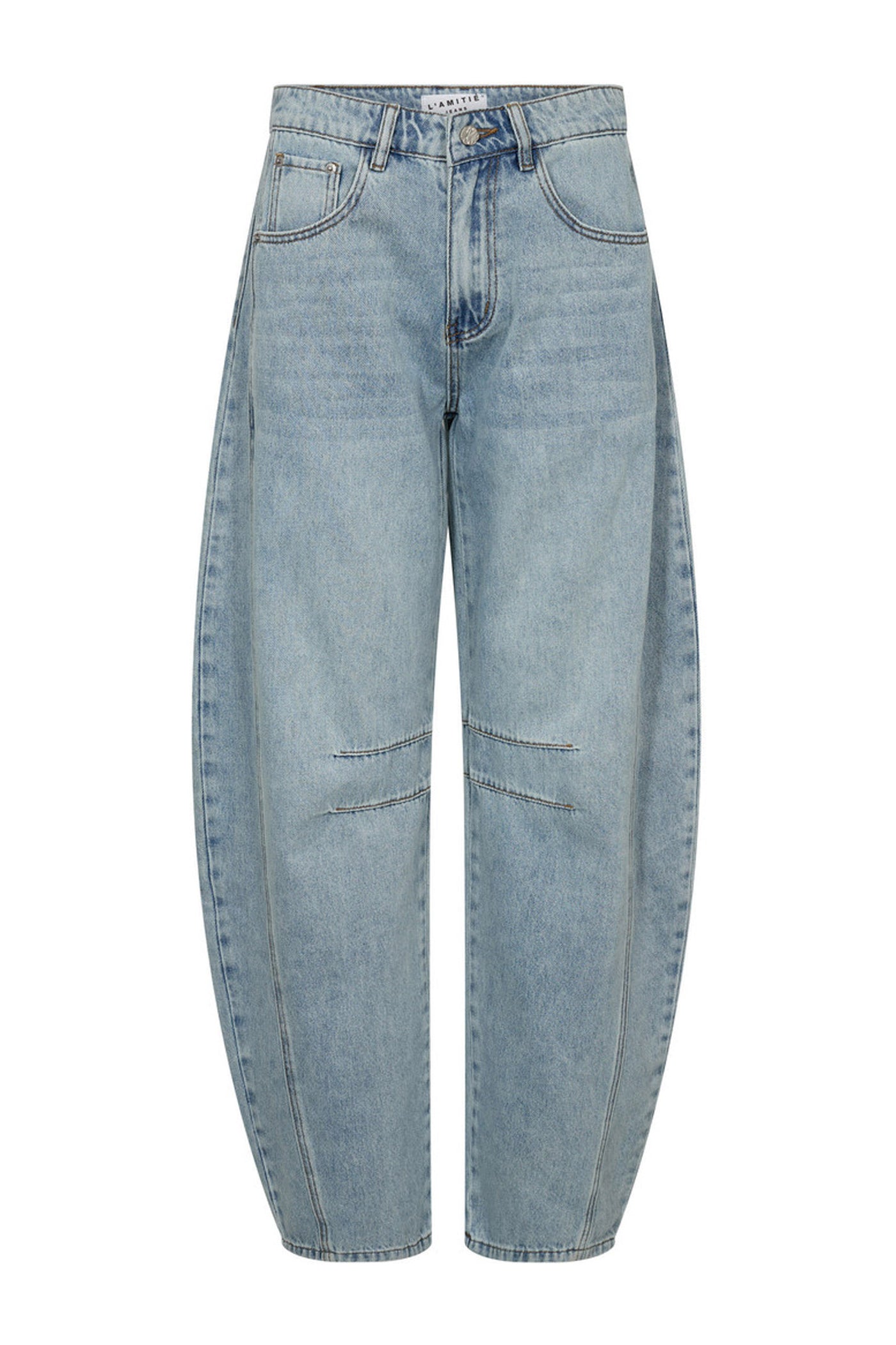 Drew Barrel Panel Tall Jeans B Bleached Denim - HL10625